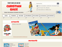 Tablet Screenshot of goux-bd.com